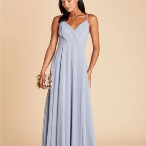 Kaia Bridesmaid Dress Chiffon Dusty Blue
